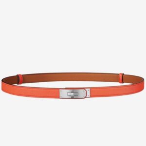 Hermes Kelly 18 Belt In Orange Epsom Leather