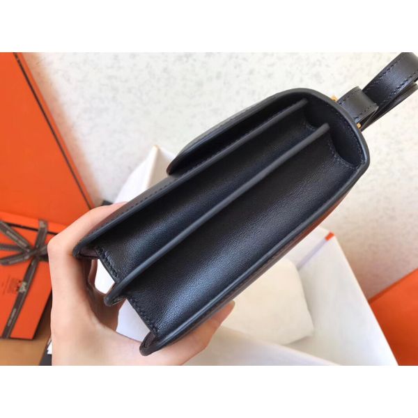 Hermes Constance 24 Handmade In Black Swift Leather - Image 7