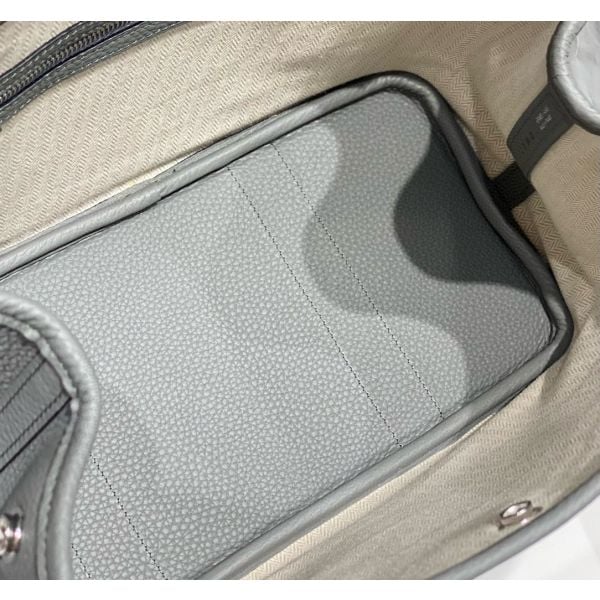 Hermes Garden Party 30 Bag In Gris Meyer Taurillon Leather - Image 9