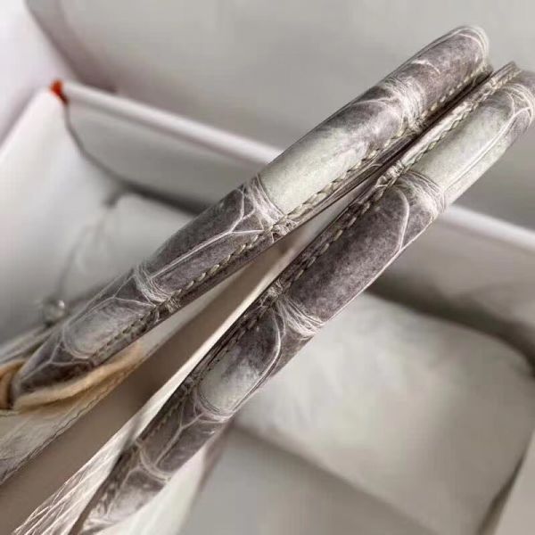 Hermes Diamond Birkin 30cm In Himalaya Niloticus Crocodile Skin - Image 4