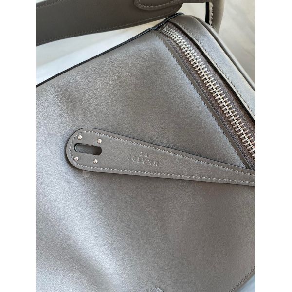 Hermes Lindy 30 Handmade Bag In Grey Swift Calfskin - Image 5