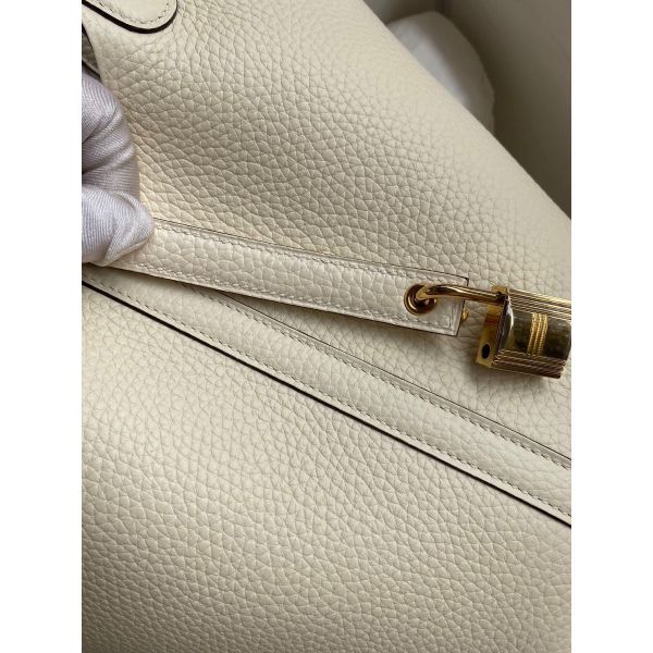 Hermes Picotin Lock 18 Handmade Bag in Nata Clemence Leather - Image 2