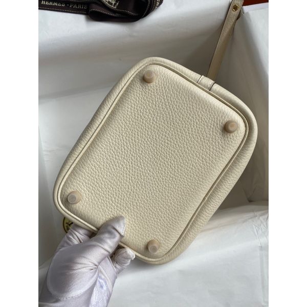 Hermes Picotin Lock 18 Handmade Bag in Nata Clemence Leather - Image 8