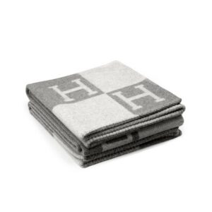 Hermes Grey Avalon Throw Blanket