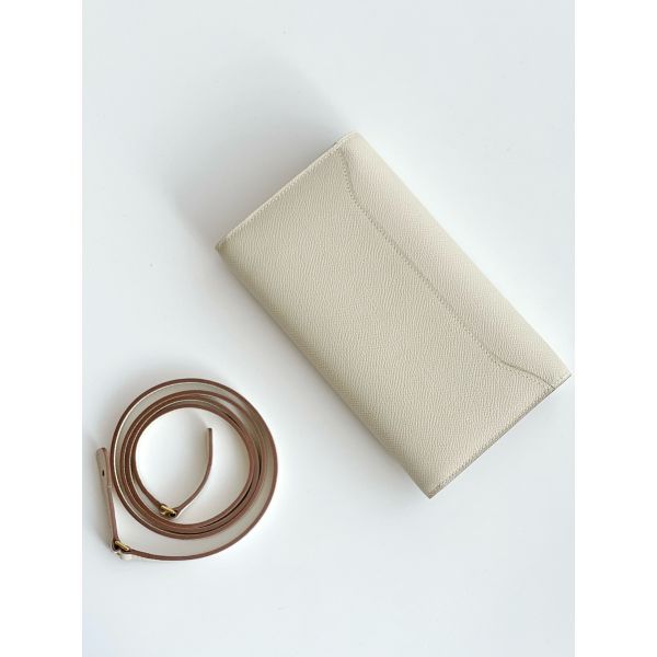 Hermes Constance To Go Wallet in Craie Epsom Calfskin - Image 8