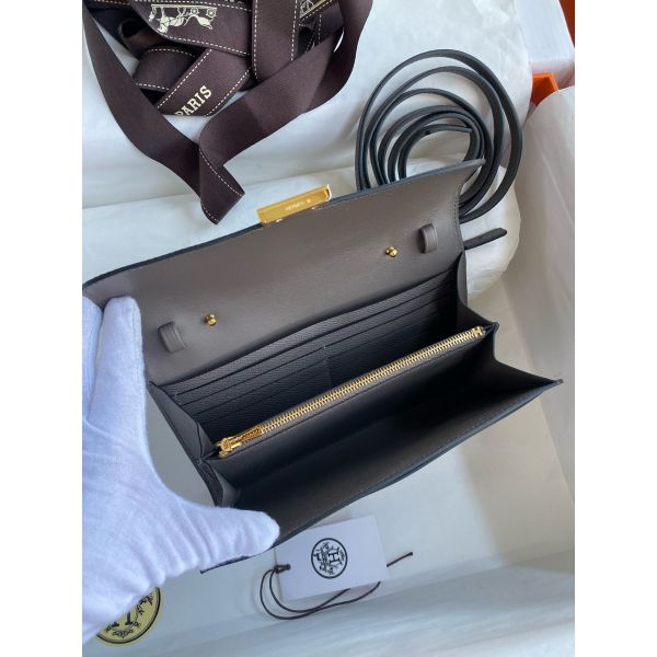 Hermes Constance To Go Wallet in Etain Epsom Calfskin - Image 8